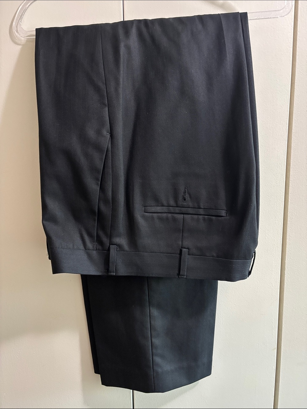 Men's Black Dress Pants - Classic Tailored Fit